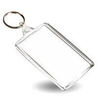High-quality photo key ring with insert 75x45mm (50...